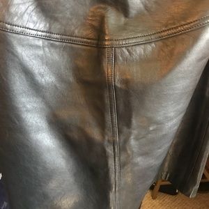 Leather skirt